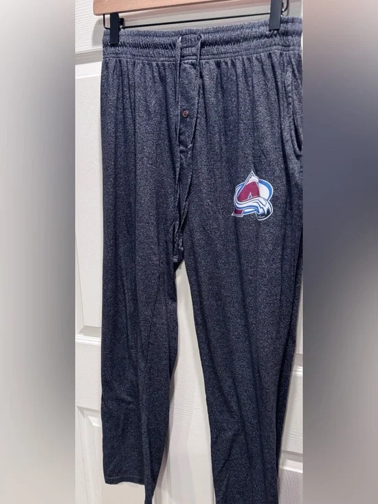 Colorado Avalanche Men’s Medium Pajama Lounge Pants Blue Heather NHL Size M - Picture 3 of 8
